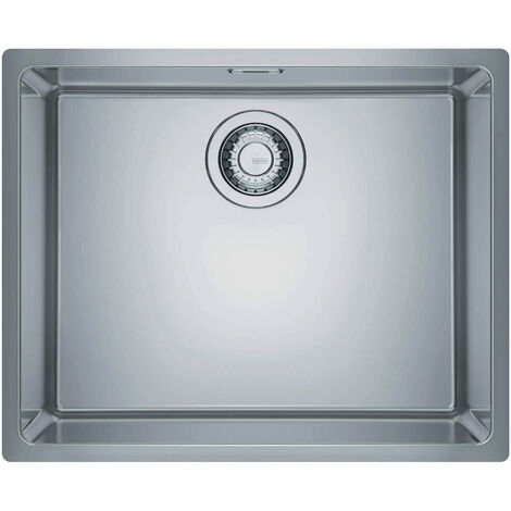 Maris-Unterbauspüle 540 x 440 mm mit Überlauf, Edelstahl (MRX110-50)