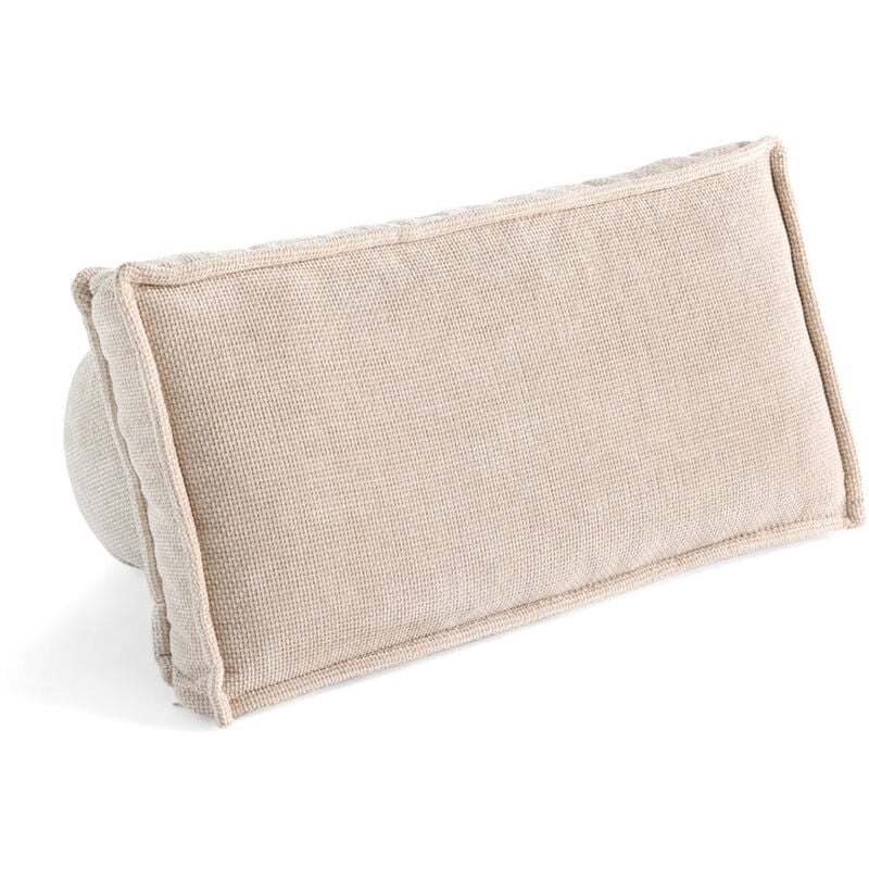 Marisol - lot de deux coussins de dossier - velours texturé - beige