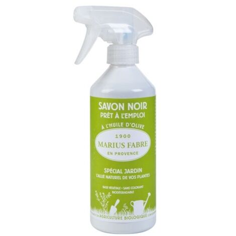 MARIUS FABRE - Spray savon noir spécial jardin - 500 mL
