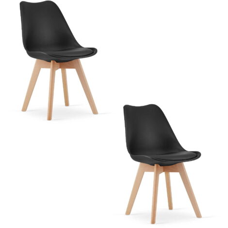 MARK Stuhl Schwarz x 2