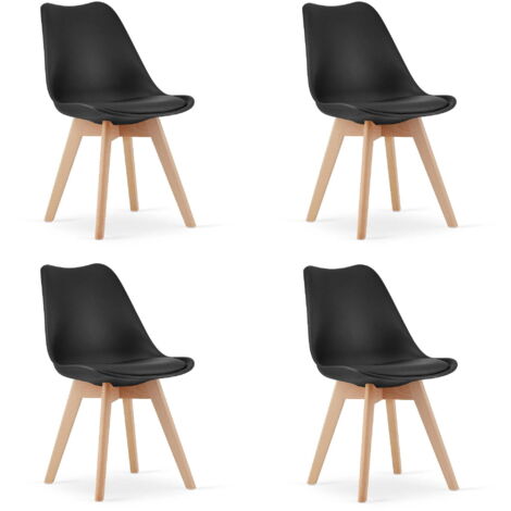 MARK Stuhl Schwarz x 4