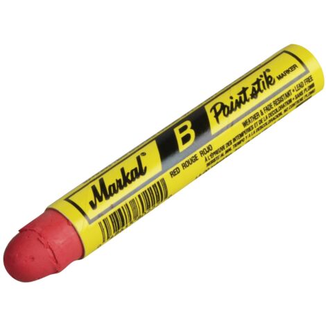 Markal Cold Surface Marker B Red (80222) - Professional Industrial Marking Pen