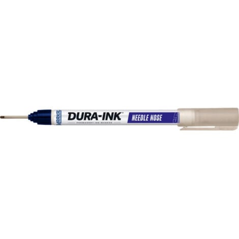 MARKAL MARCADOR TINTA FINA DURA-INK AZUL