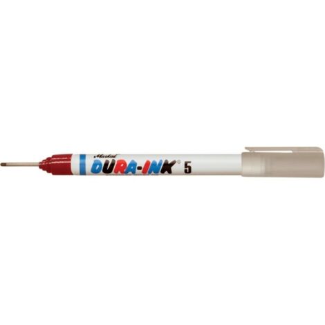 MARKAL MARCADOR TINTA FINA DURA-INK ROJO