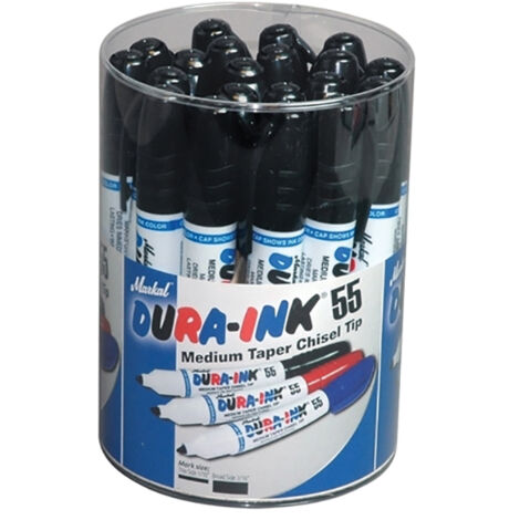 Markal MRK-96078 DURA-INK 55 Medium Taper Marker Black (Tub 20) MKL96078