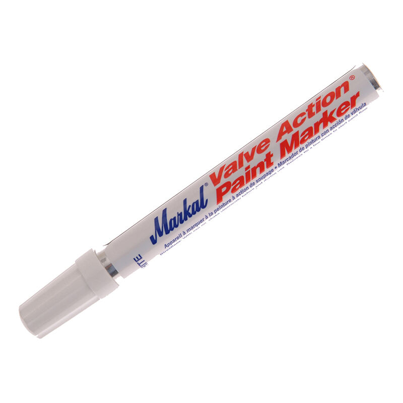 Paint-Riter® Valve Action® Paint Marker White MKL96800C - Markal