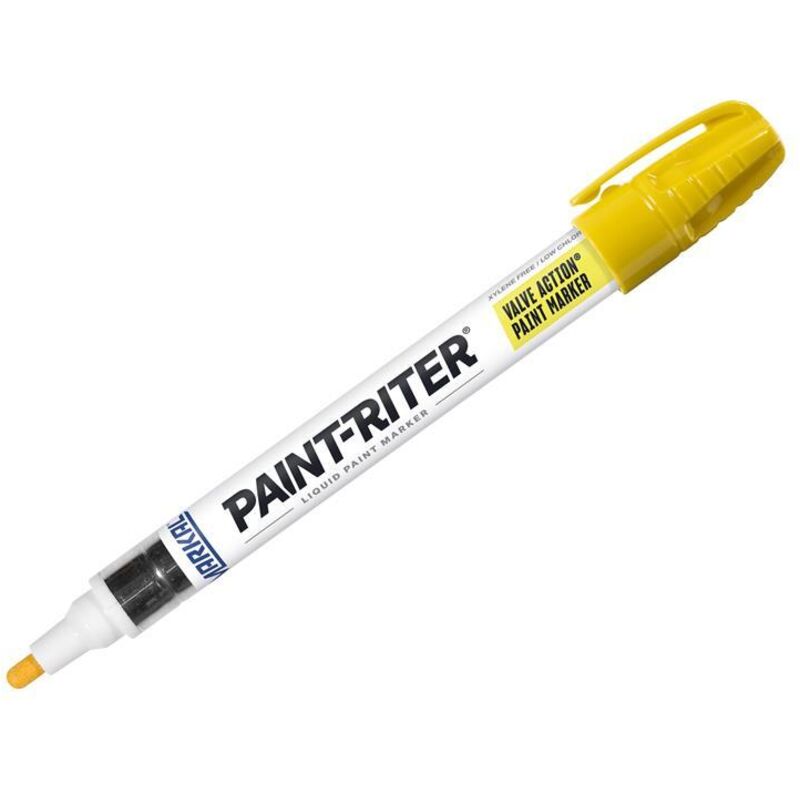 Markal - Paint-Riter® Valve Action® Paint Marker Yellow MKL96801C