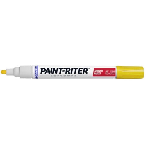 Markal PAINT-RITER INDUSTRY MARKER SL100 31240220 Marcatore a vernice Giallo 4 mm