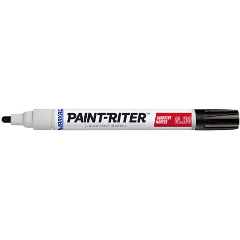 Markal PAINT-RITER INDUSTRY MARKER SL100 31240620 Marqueur peinture noir 4 mm