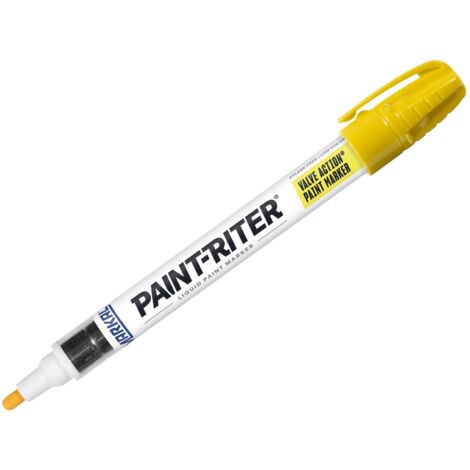 Markal Paint-Riter® Valve Action® Paint Marker in Yellow (Model MKL96801C)