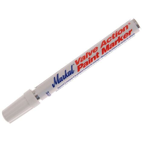 Markal Paint-Riter® Valve Action® Paint Marker White MKL96800C