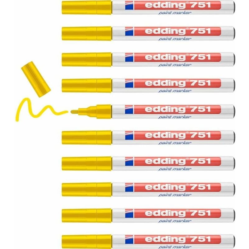 Edding Paint Marker Yellow 751-005 - ED44096