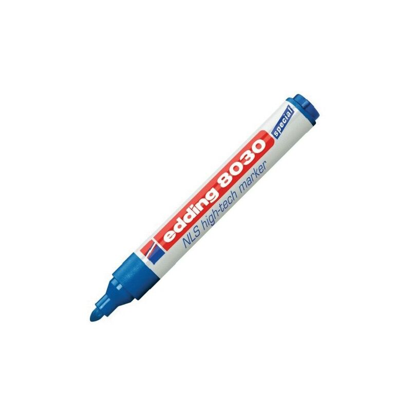 8030-003 nls Marker Bullet Tip - Blue - Edding