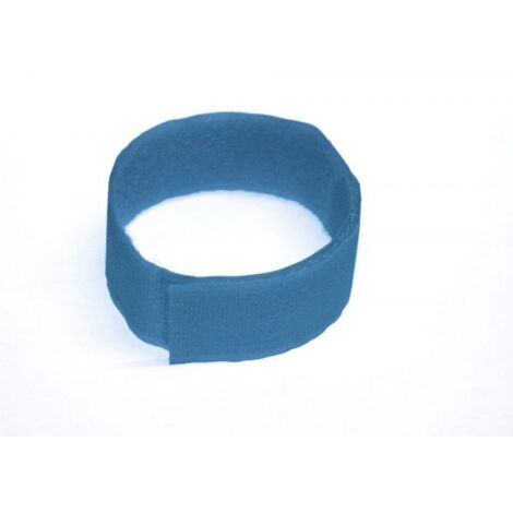 Markierungsbänder für Kühe, mit Klettverschluss, Farbe blau, 10er Pack