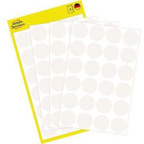 Markierungspunkt 18mm Papier weiß 96 Etik./Pack.