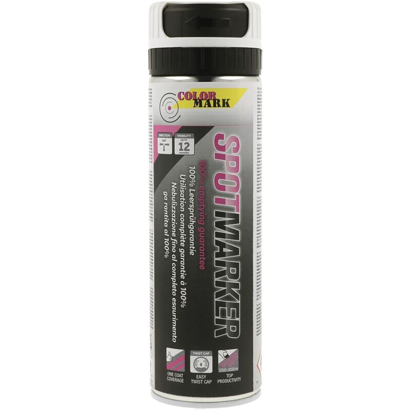 Colormark - Spotmarker - Professioneller Markierspray 500ml, Weiß