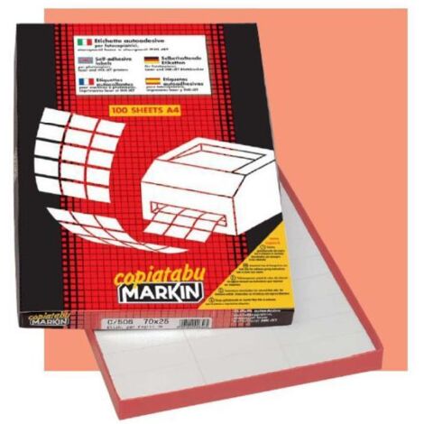 Markin 210C520 etichetta autoadesiva Bianco 300 pz