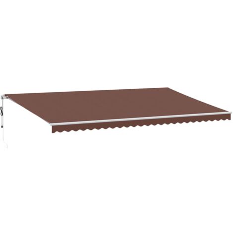 Markise Automatisch Braun 600x350 cm vidaXL