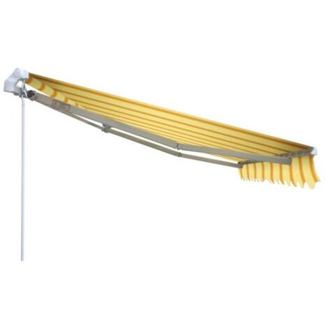 Markise feste Neigung Beige und Ocker ITACA 250x200 cm
