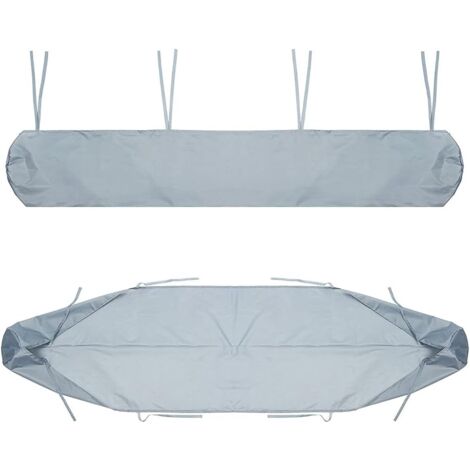 Markisenschutztasche, 2 m Terrassenmarkise, staubdichte Schutzhülle, graue Terrassenmarkisen-Aufbewahrungshülle, wasserdichter Schutz im Winter