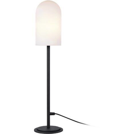 Markslojd AFTERNOON Lampadaire Globe Portable 1 Lumière Petit Noir, Blanc, IP44