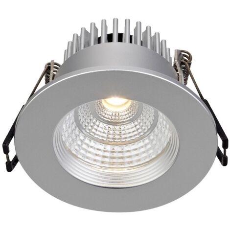 Markslojd ARES 3-SET - Downlight encastré d'intérieur à LED rond argent IP44