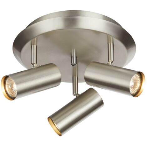 Markslojd BARCELONA - Lampe en grappe de projecteur de plafond d'intérieur à 3 ampoules en acier, GU10