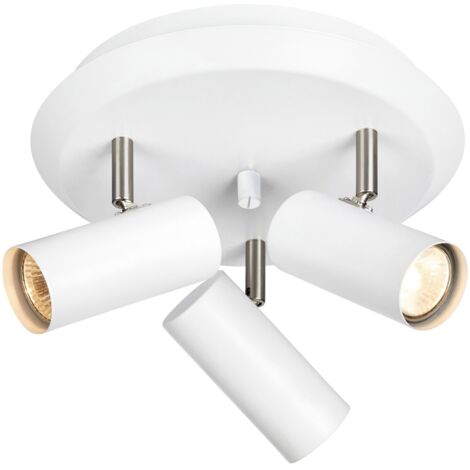 Markslojd BARCELONA - Plafonnier intérieur à 3 ampoules en grappe, blanc, GU10