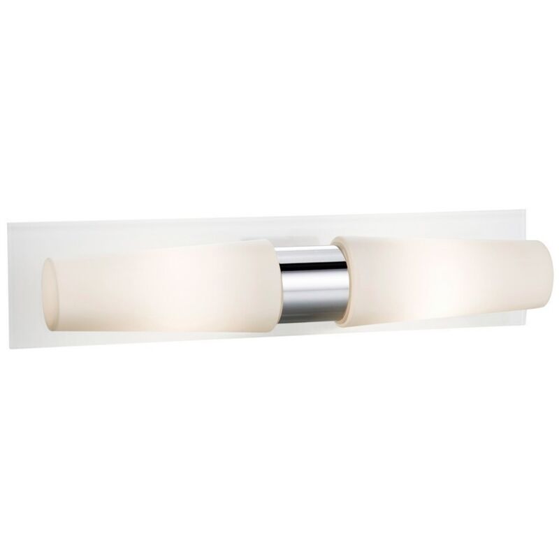 Markslojd - brastad - Aplique de baño 2 luces Cromo IP44, E14