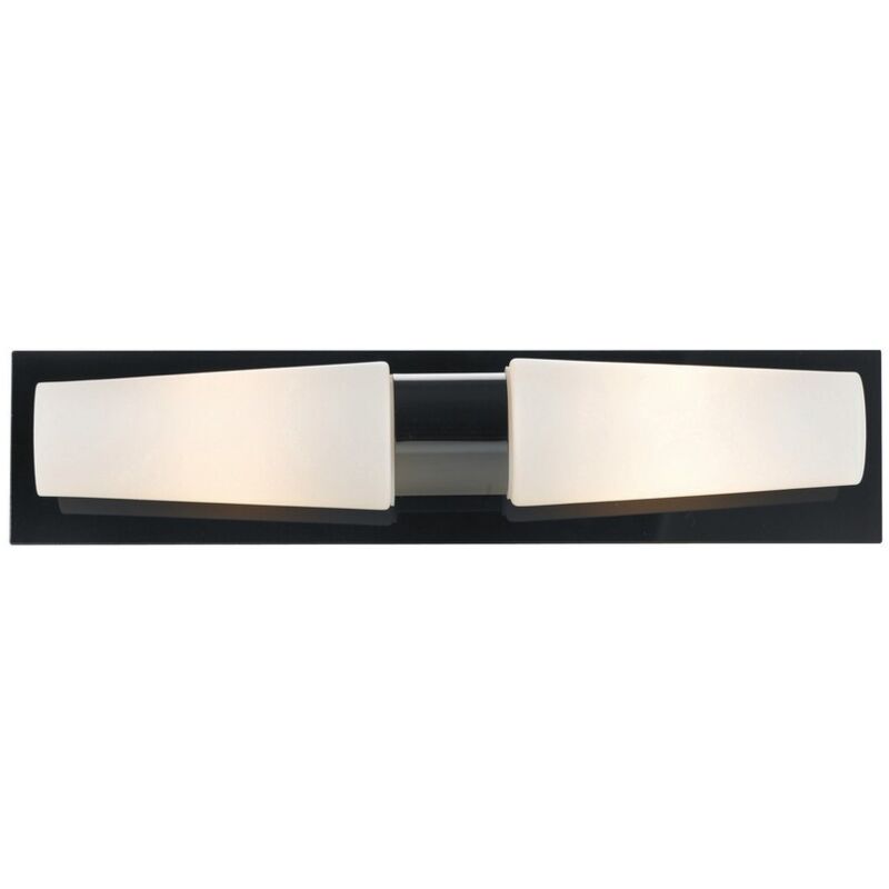 Markslojd - brastad - Aplique de baño 2 luces Negro IP44, E14