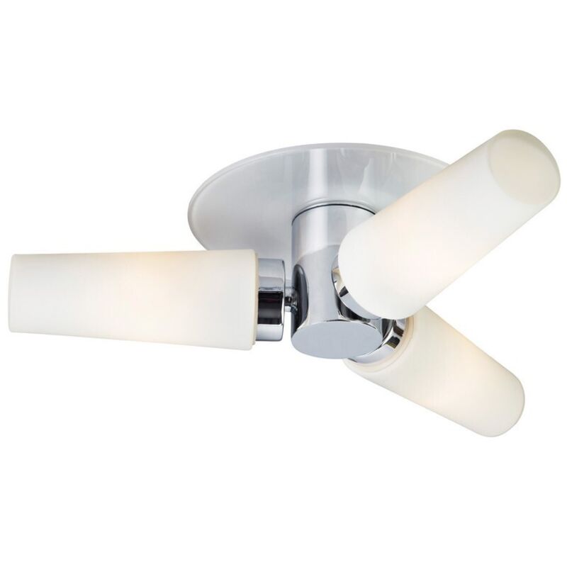 Markslojd - brastad - Lámpara de techo para baño 3 luces Cromado IP44, E14