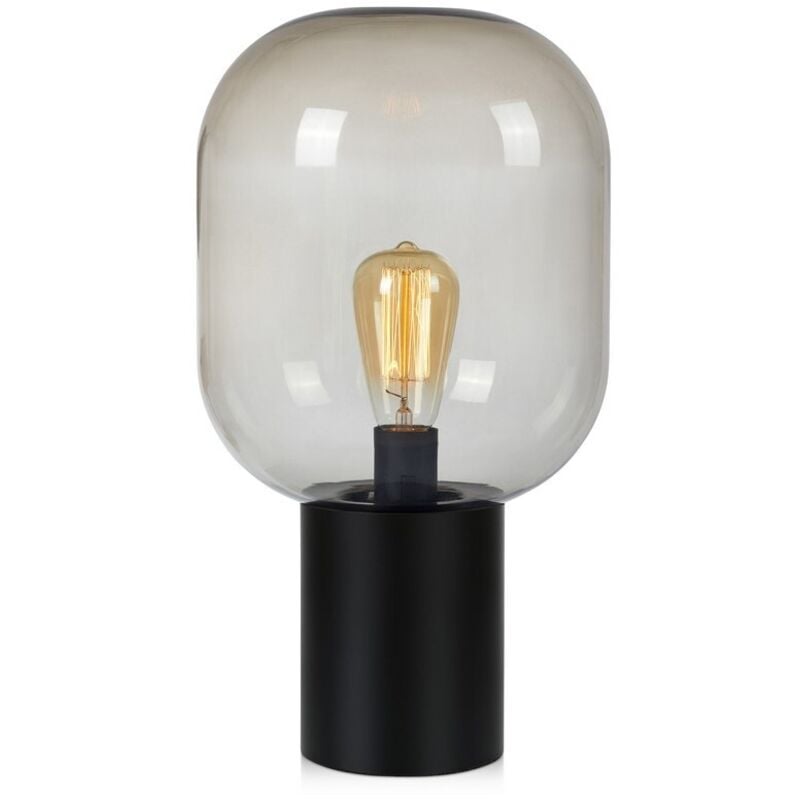 Brooklyn - Lampada da tavolo per interni a 1 luce Nera, E27 - Markslojd