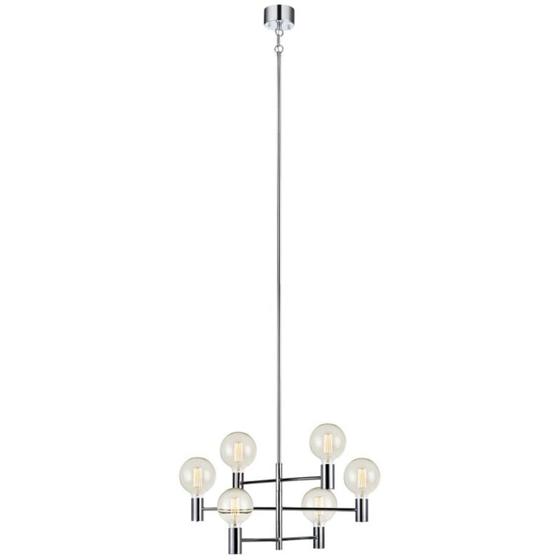 Markslojd - capital - Lampada da soffitto a 6 luci multibraccio cromata, E27