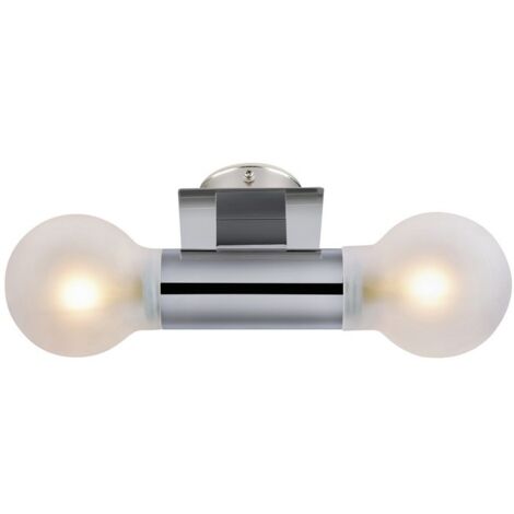 Markslojd CARLA - Applique de salle de bain à 2 ampoules Chrome IP44, G9