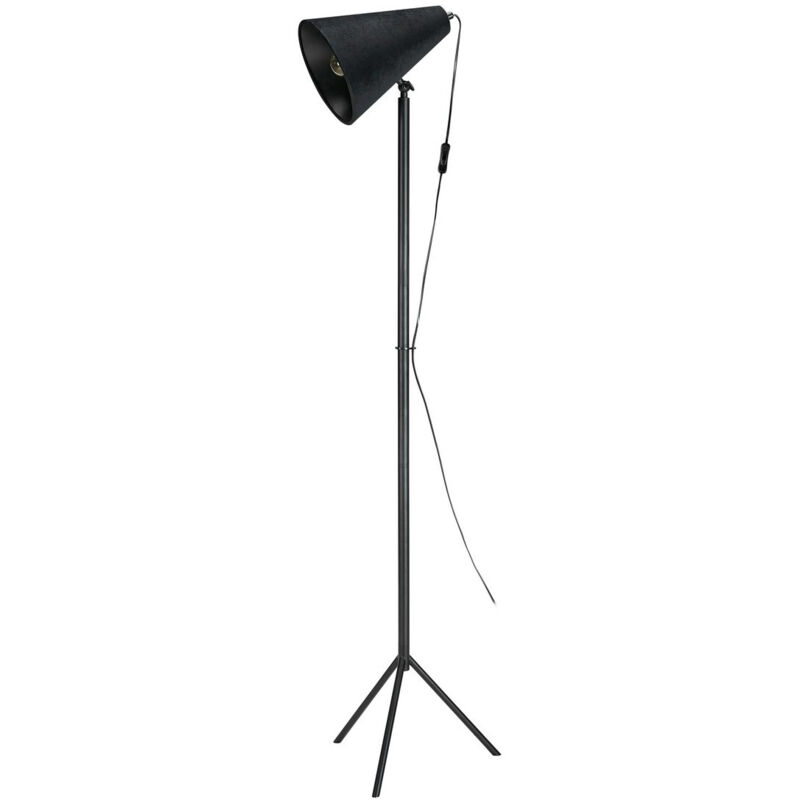 Cilla Lampada da terra Task 1 luce nera, nera - Markslojd