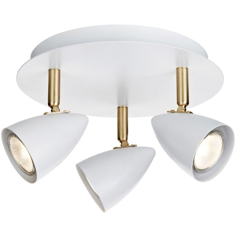 Ciro - Faretto a 3 luci da soffitto con lampada a grappolo bianco, GU10 - Markslojd