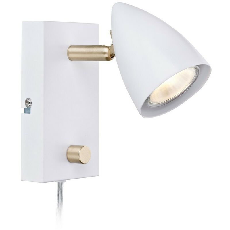 

Markslojd CIRO - Lámpara de lectura de pared interior 1 luz Blanca, GU10