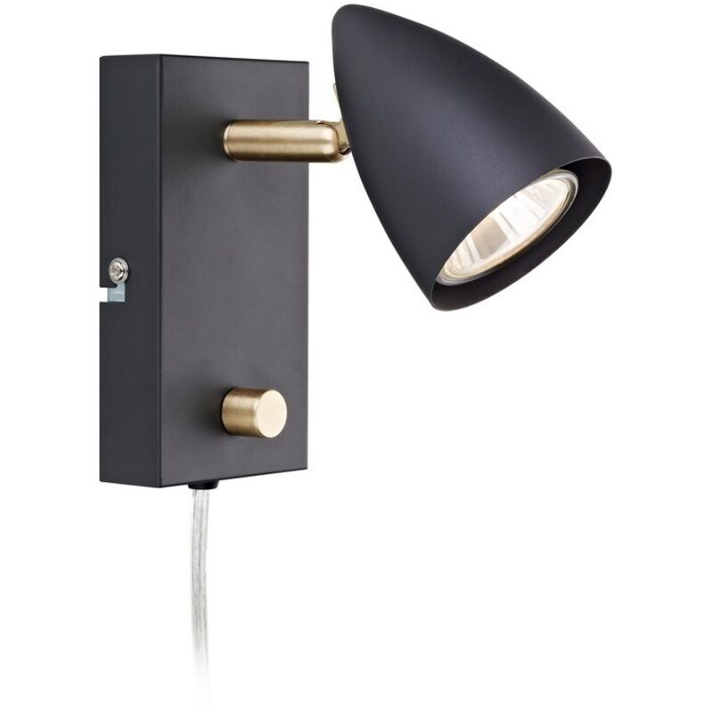 Markslojd - ciro - Lámpara de lectura de pared interior 1 luz Negra, GU10