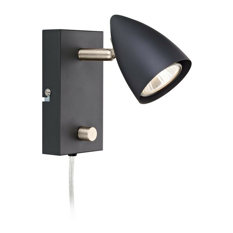 

Markslojd CIRO - Lámpara de pared interior 1 luz Negra, GU10