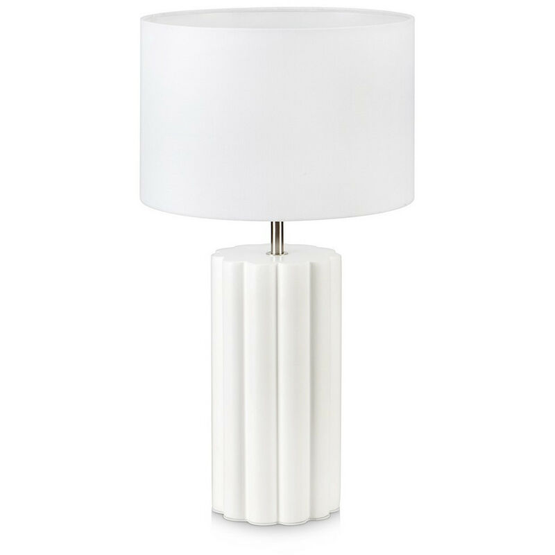 Column Lampada da Tavolo 1 Luce Bianca con