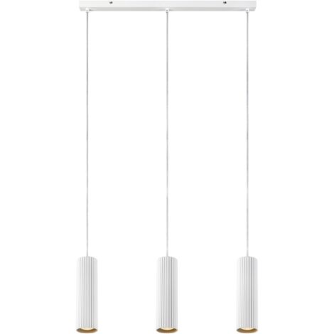 Markslojd COSTILLA Suspension Plafonnier Barre Droite 3 Lumières Blanc