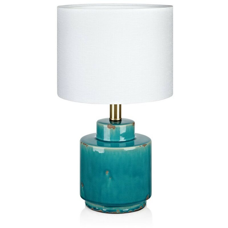 Image of Markslojd - cous - Lampada da tavolo per interni 1 luce blu, E27
