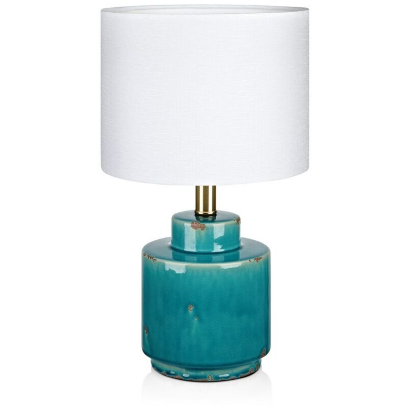 Cous - Lámpara de mesa de interior 1 luz Azul, E27 - Markslojd