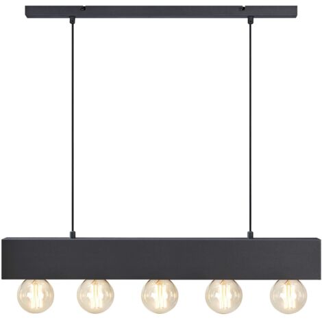 Markslojd COUTURE - Plafonnier à 5 ampoules, noir, E27