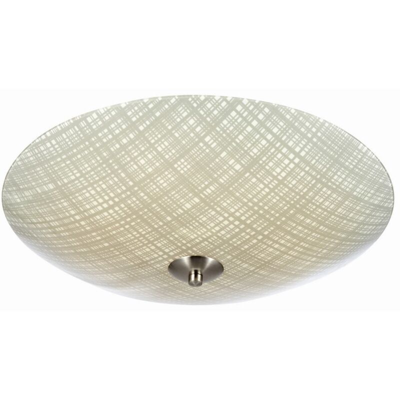 Markslojd - cross 43 - Luz de techo empotrada con diseño grande para interiores led de acero