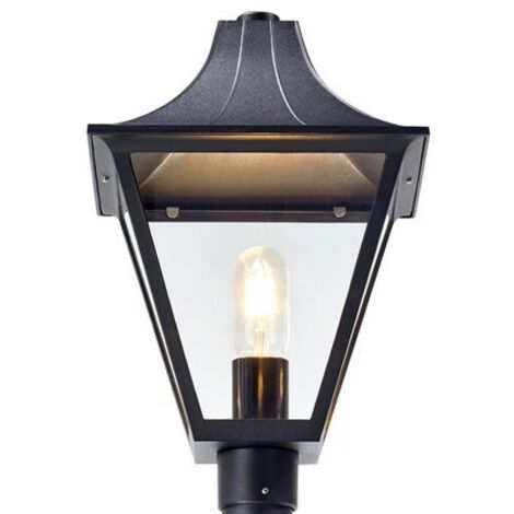 Markslojd DANDY - Lampadaire extérieur 1 lumière noir IP44, E27