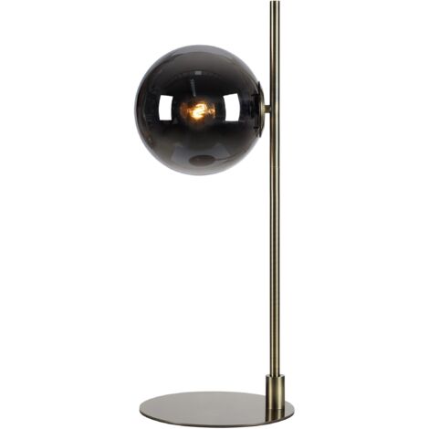 Markslojd DIONE Lampe de Table 1 Globe Light Antique, Fumée
