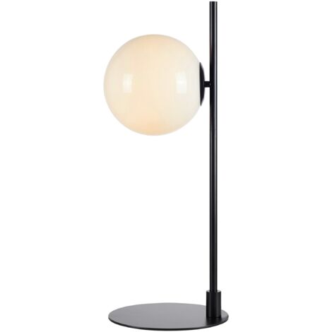 Markslojd DIONE Lampe de Table 1 Globe Light Noir, Blanc