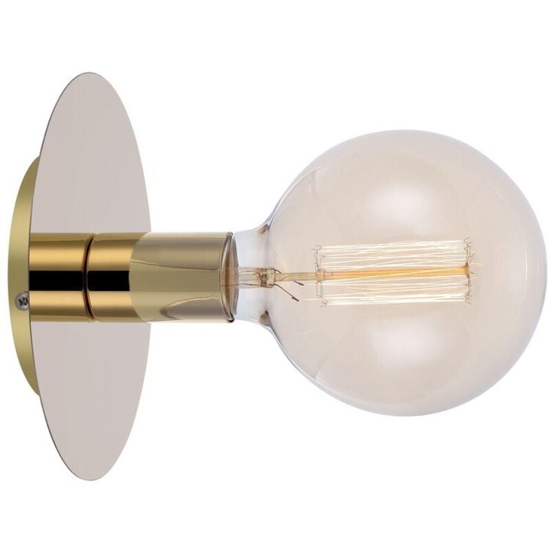 Disc - Applique per interni a 1 luce in ottone, attacco E27 - Markslojd