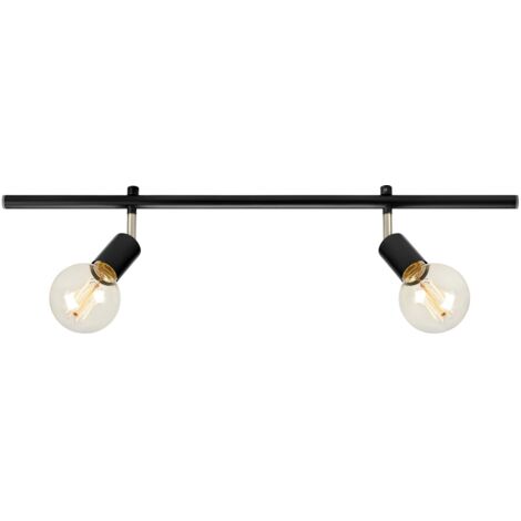 Markslojd EXPAND Twin Spot 2 Lumière 70cm E27 Cylindre Noir